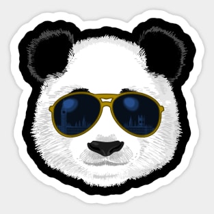 London Panda Sticker